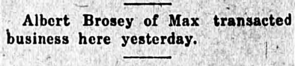 Clipping from The Bismarck Tribune